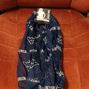 Navy Blue West Virginia Scarf